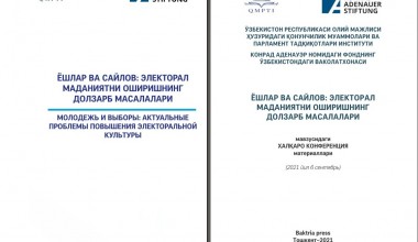Yoshlar va saylov mavzuidagi yangi nashr