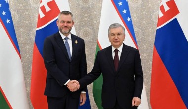 Президенты Узбекистана и Словакии обсудили вопросы дальнейшего укрепления отношений стратегического партнерства