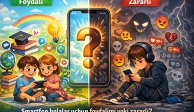 Смартфон – болалар учун фойдалими  ёки зарарли?