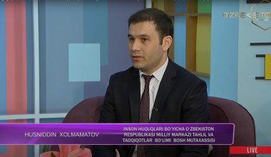 "Инсон ҳуқуқлари соҳасидаги тавсияларни кузатиш бўйича Миллий маълумотлар базаси" ҳақида телешарҳ