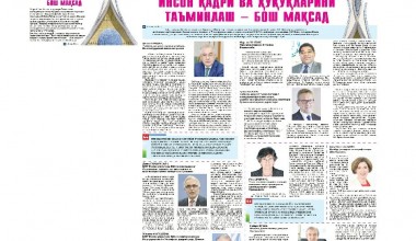 KONSTITUTSIYAVIY ISLOHOT: INSON QADRI VA HUQUQLARINI TA’MINLASH – BOSH MAQSAD