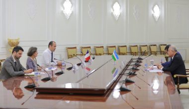А.Саидов встретился с Чрезвычайным и Полномочным Послом Французской Республики в Республике Узбекистан