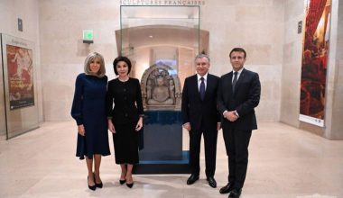 Uzbekistan, France Presidents open the exhibition “The Splendours of Uzbekistan’s Oases. At the Crossroads of Caravan Routes”