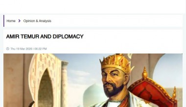 See.news: Амир Темур ва дипломатия