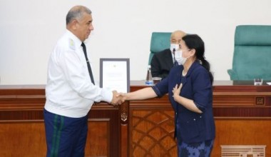 Markaz vakili taqdirlandi