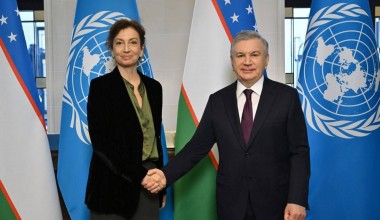 Президент Узбекистана встретился с генеральным директором ЮНЕСКО