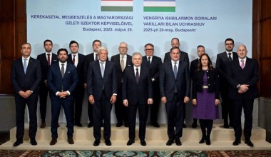 Ўзбекистон Президенти Венгрия ишбилармонлари билан ҳамкорликнинг янги кун тартибини таклиф қилди