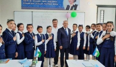 Aкадемик Акмал Саидов ижод мактаби ўқувчилари билан учрашди