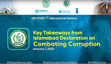Korrupsiya va inson huquqlari bo‘yicha Islomobod deklaratsiyasi  qabul qilindi