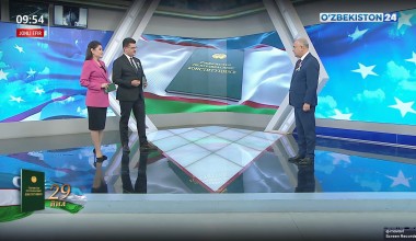 8 – dekabr O‘zbekiston Respublikasi Konstitutsiyasi qabul qilingan kun  Akmal Saidov – Oliy Majlis Qonunchilik palatasi spikerining birinchi o‘rinbosari, inson huquqlari bo‘yicha milliy markaz direktori bilan suhbat hamda Nukus shahridan ulanish     