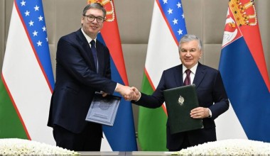 Presidents of Uzbekistan and Serbia sign Joint Declaration