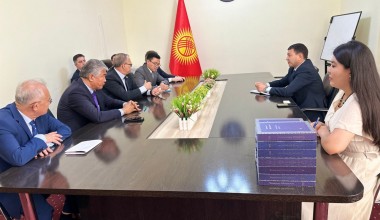 Мирбек Мамбеталиев встретился с официальной делегацией международного форума «Чынгыз Айтматов — будущее тюркского мира»