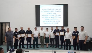Сурхондарёда профилактика инспекторлари инсон ҳуқуқларига доир халқаро стандартлар бўйича билимларини оширди
