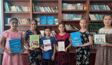Milliy markaz tomonidan qamashilik bolajonlarga kitoblar sovg'a qilindi