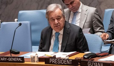 BMT bosh kotibi Eron va Isroilni otashkesimga rioya qilishga chaqirdi