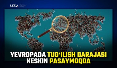 Yevropada tug‘ilish darajasi keskin pasaymoqda (+video)