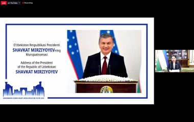 Инсон ҳуқуқлари бўйича Самарқанд веб-форуми "Ёшлар 2020: Глобал бирдамлик, барқарор ривожланиш ва инсон ҳуқуқлари" очилиш маросими