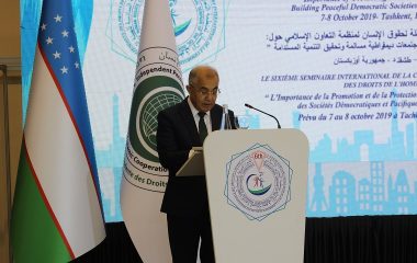 “Тинчликсевар, демократик жамиятлар барпо этиш ва барқарор ривожланиш йўлида ёшлар ҳуқуқларини рағбатлантириш ва ҳимоя қилишнинг аҳамияти” Мавзусидаги халқаро семинардан фотолавҳалар, 2019 йил 7 октябрь
